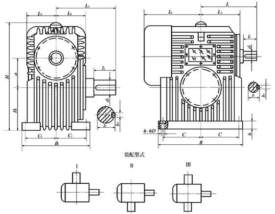 PWO包络减速机结构图