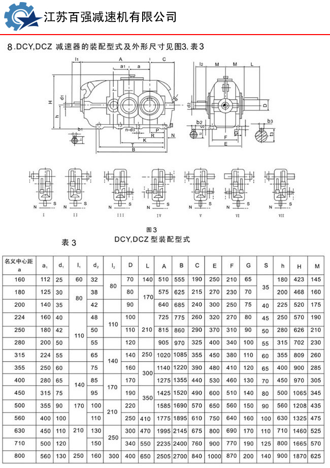 DCYK三级空心套输出端圆锥圆柱齿轮减速机